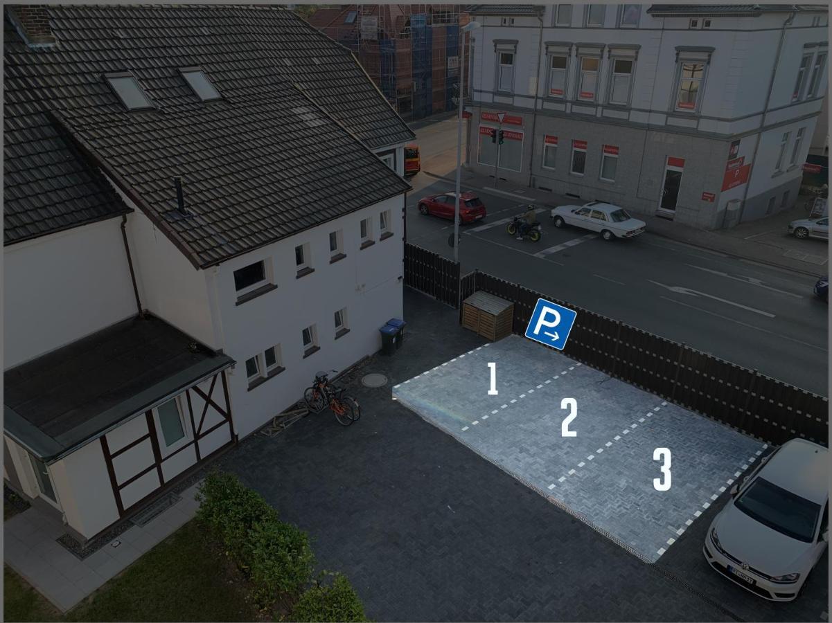 W1 - Kontaktloser 24H Check In, W-Lan, Netflix, Parkplatz, Kueche, Boxspring-Bett Бюккебург Экстерьер фото